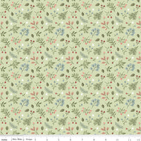 Magical Winterland Fabric - Foliage Green - Lisa Audit - Riley Blake Designs - C14943-GREEN