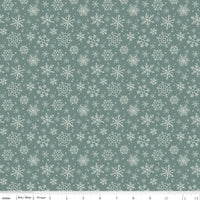 Magical Winterland Fabric - Snowflake Winter -  Lisa Audit - Riley Blake Designs - C14944-WINTER