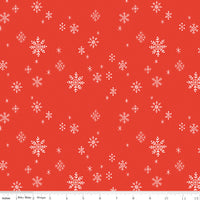 Northern Lights Flannel - Let It Snow Red - Natalia Juan Abello - Riley Blake Designs - F15004-RED