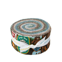 Only You Fabric - Smokey Bear Fabric - Rolie Polie - Jelly Roll - Riley Blake Designs